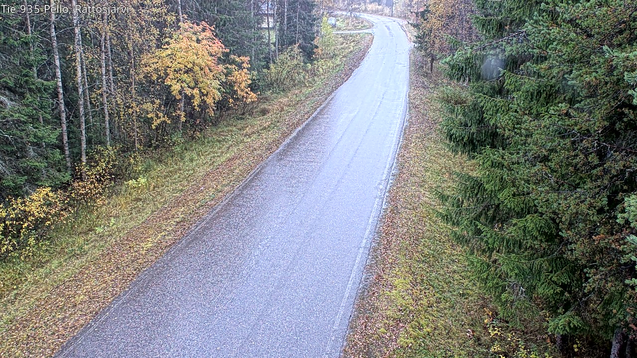 Weather Camera Image Road 935 Rattosjärvi, Pello, Lappi