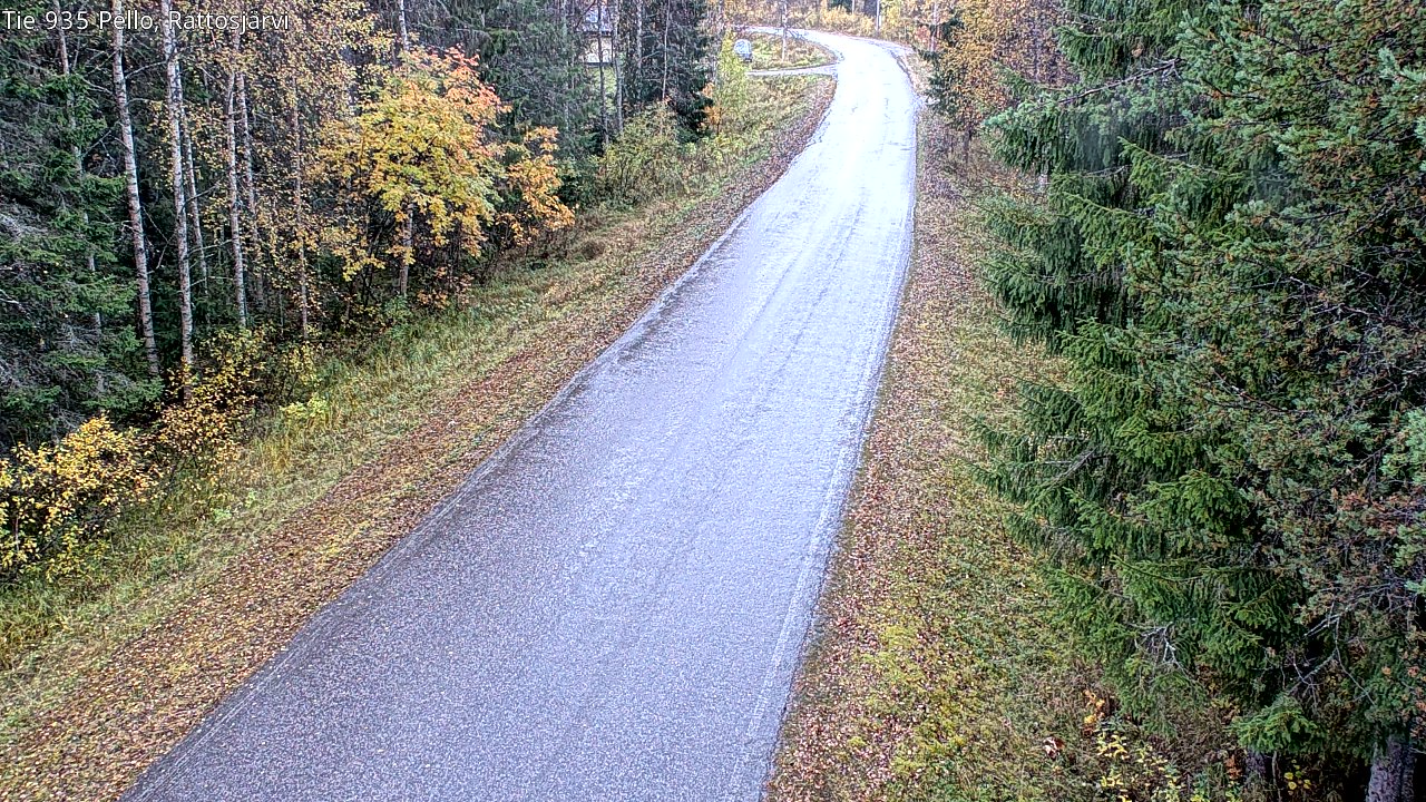 Kelikamerat Kuva Tie 935 Rattosjärvi, Pello, Lappi
