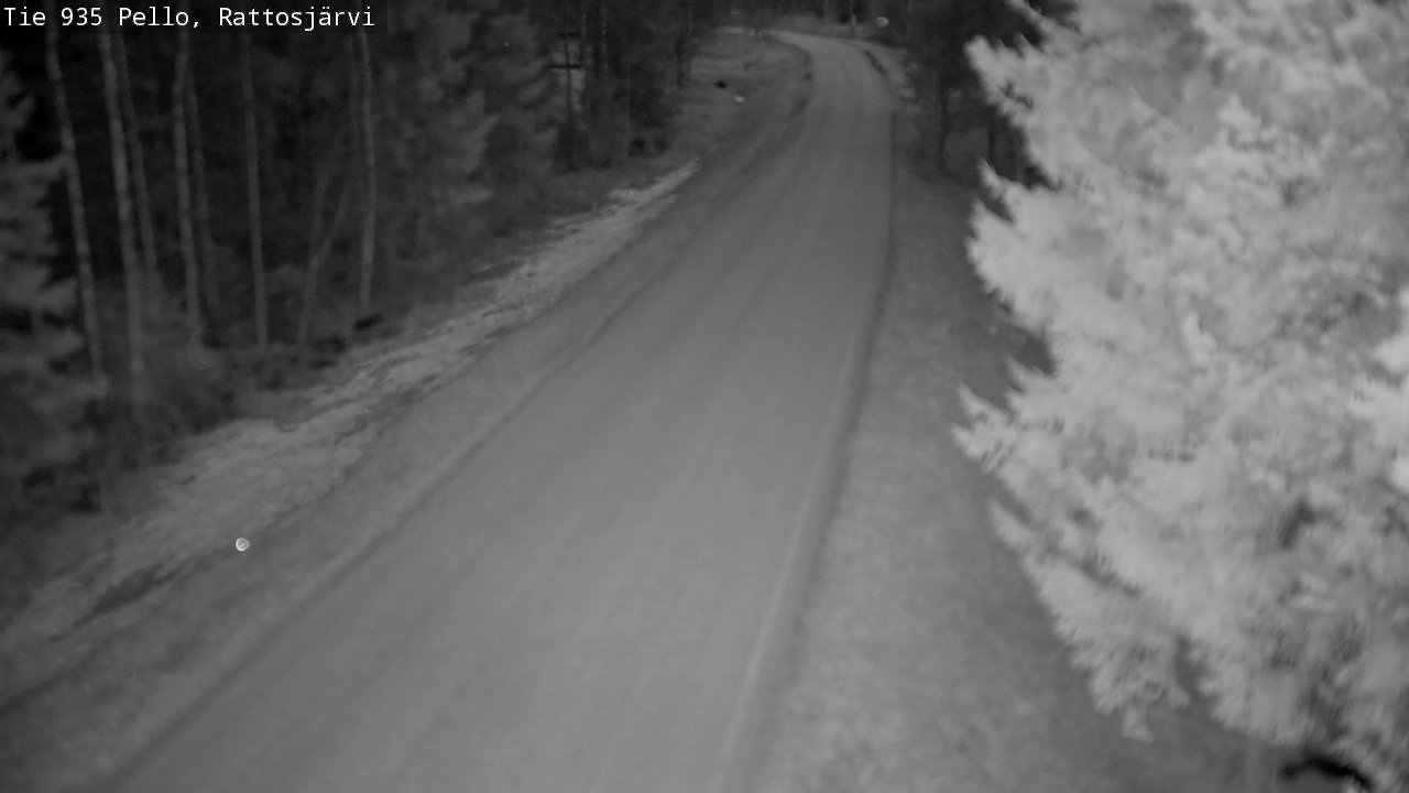 Kelikamerat Kuva Tie 935 Rattosjärvi, Pello, Lappi