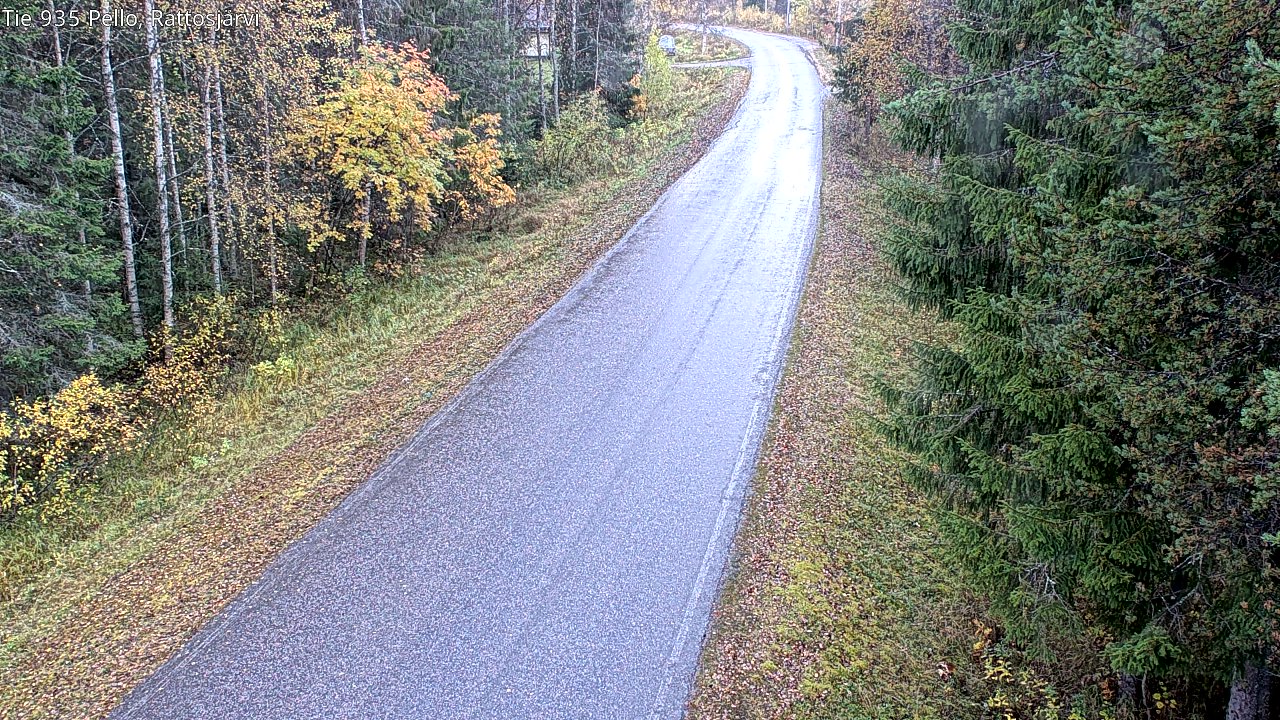 Kelikamerat Kuva Tie 935 Rattosjärvi, Pello, Lappi