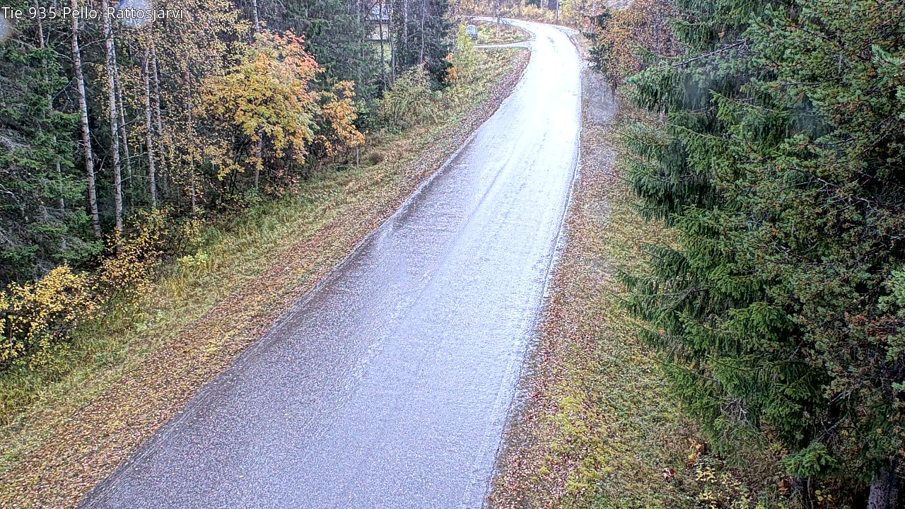 Kelikamerat Kuva Tie 935 Rattosjärvi, Pello, Lappi