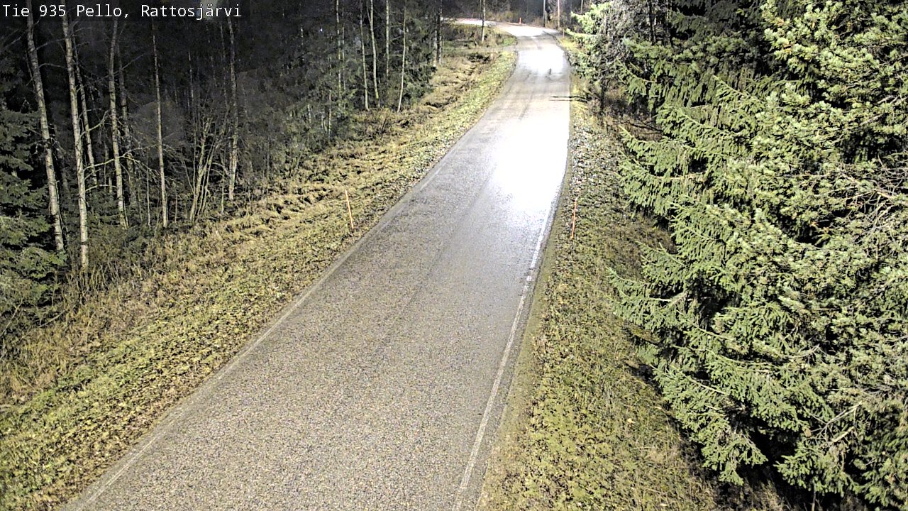 Kelikamerat Kuva Tie 935 Rattosjärvi, Pello, Lappi