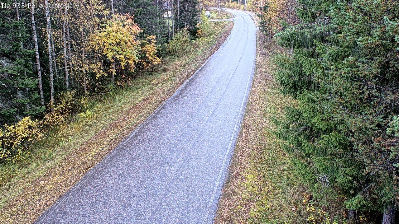 Kelikamerat Kuva Tie 935 Rattosjärvi, Pello, Lappi