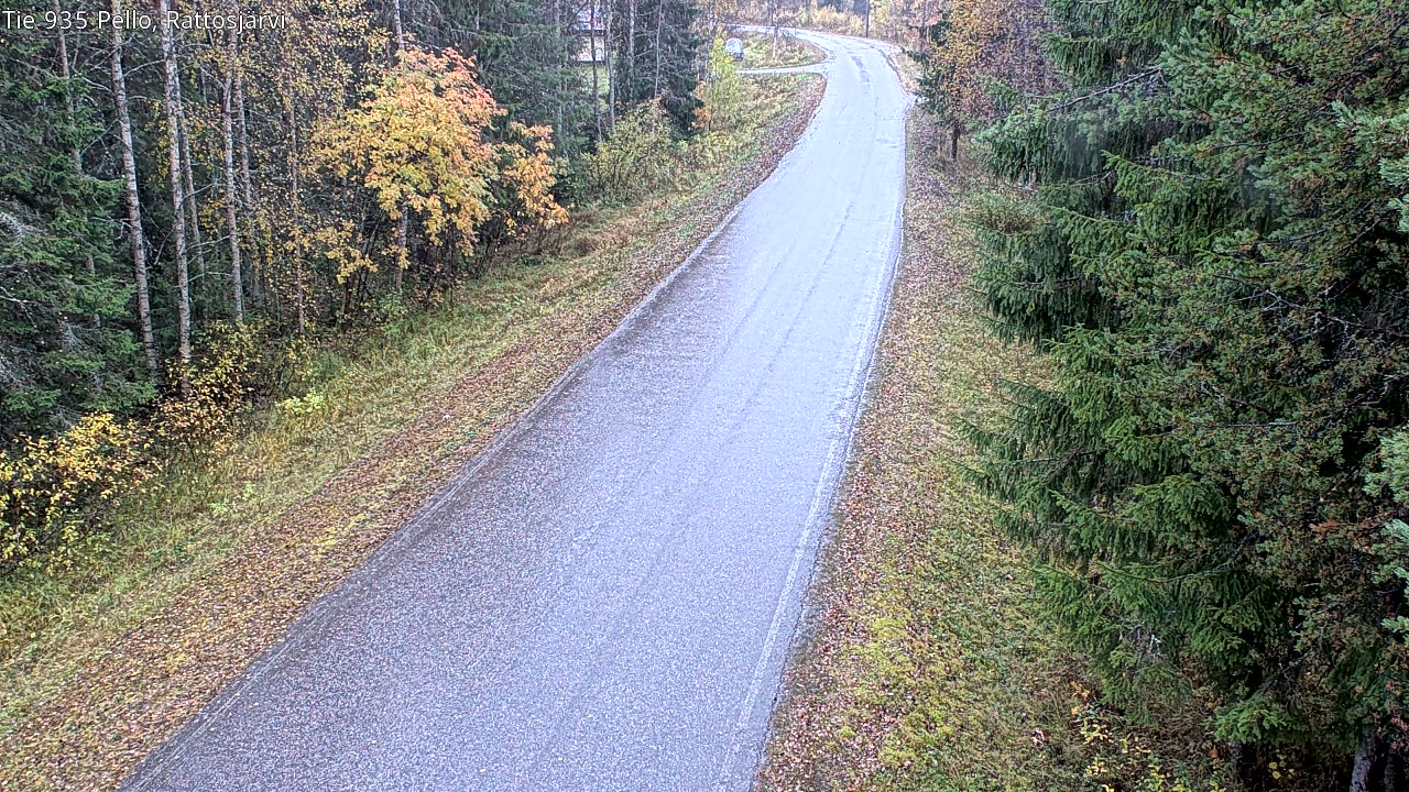 Weather Camera Image Road 935 Rattosjärvi, Pello, Lappi