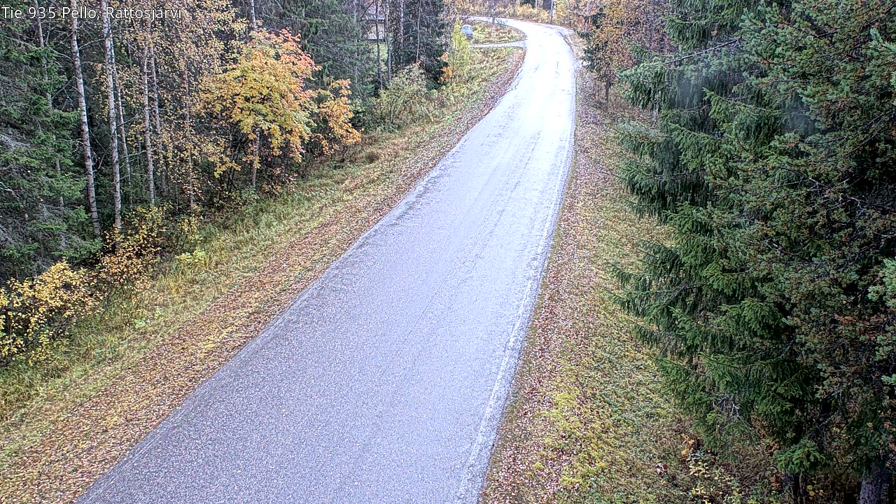 Kelikamerat Kuva Tie 935 Rattosjärvi, Pello, Lappi
