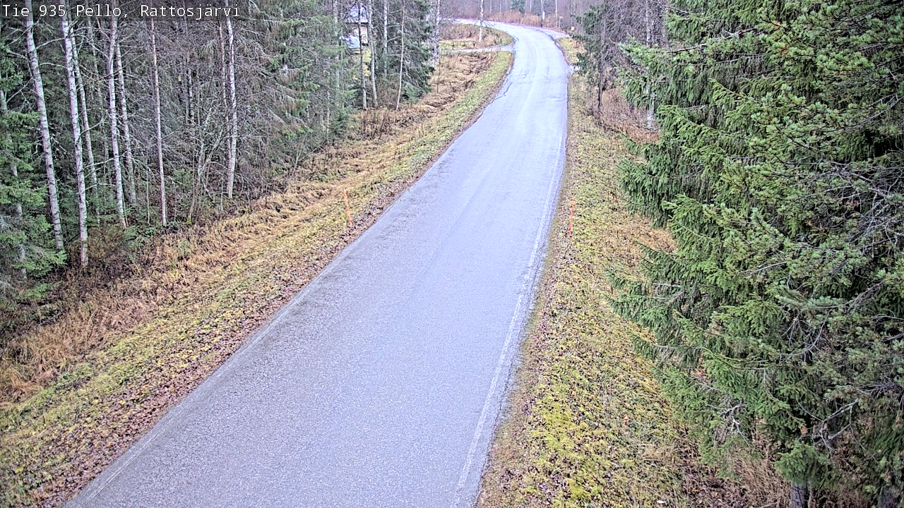 Kelikamerat Kuva Tie 935 Rattosjärvi, Pello, Lappi