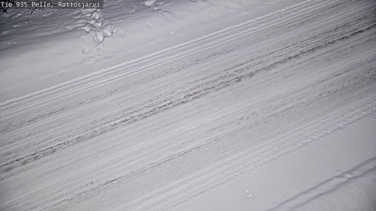 Kelikamerat Kuva Tie 935 Rattosjärvi, Pello, Lappi