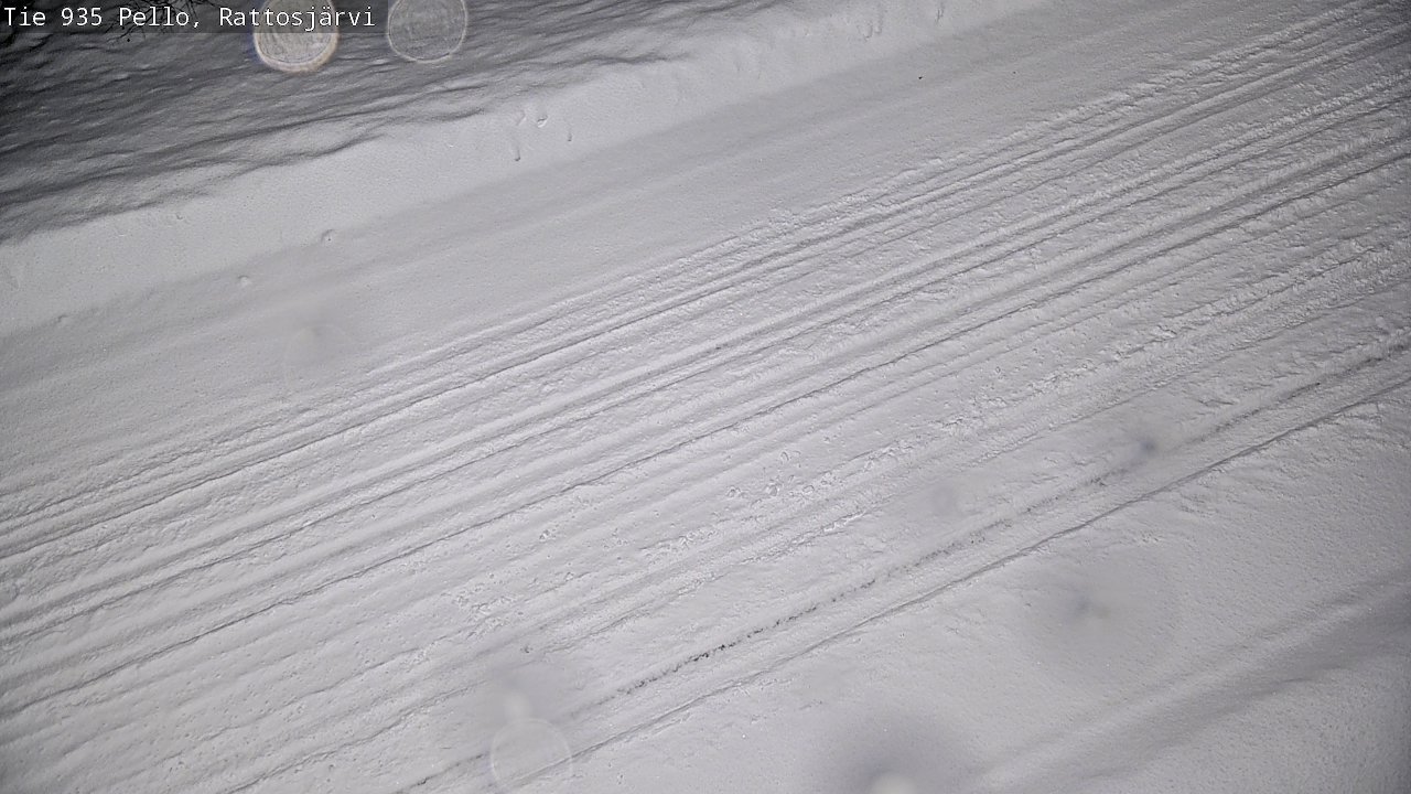 Weather Camera Image Road 935 Rattosjärvi, Pello, Lappi