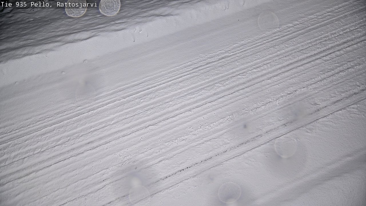 Weather Camera Image Road 935 Rattosjärvi, Pello, Lappi