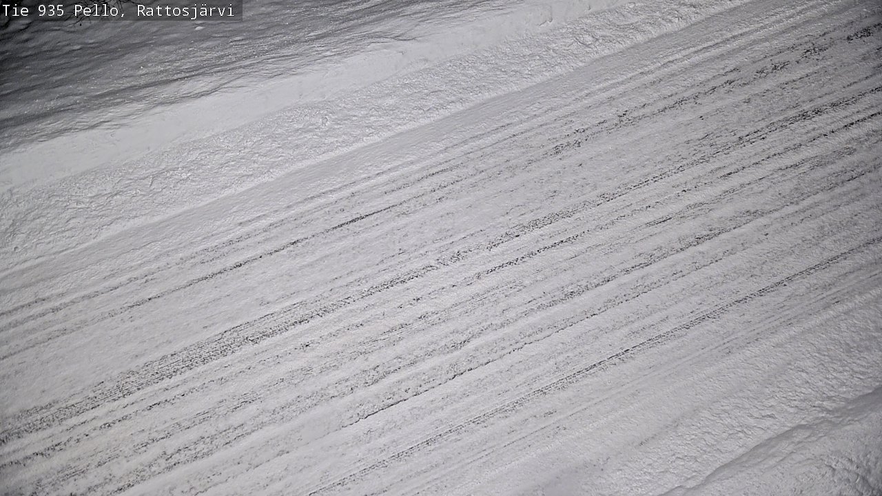 Weather Camera Image Road 935 Rattosjärvi, Pello, Lappi