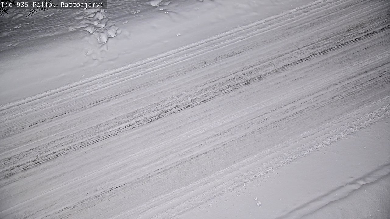 Kelikamerat Kuva Tie 935 Rattosjärvi, Pello, Lappi