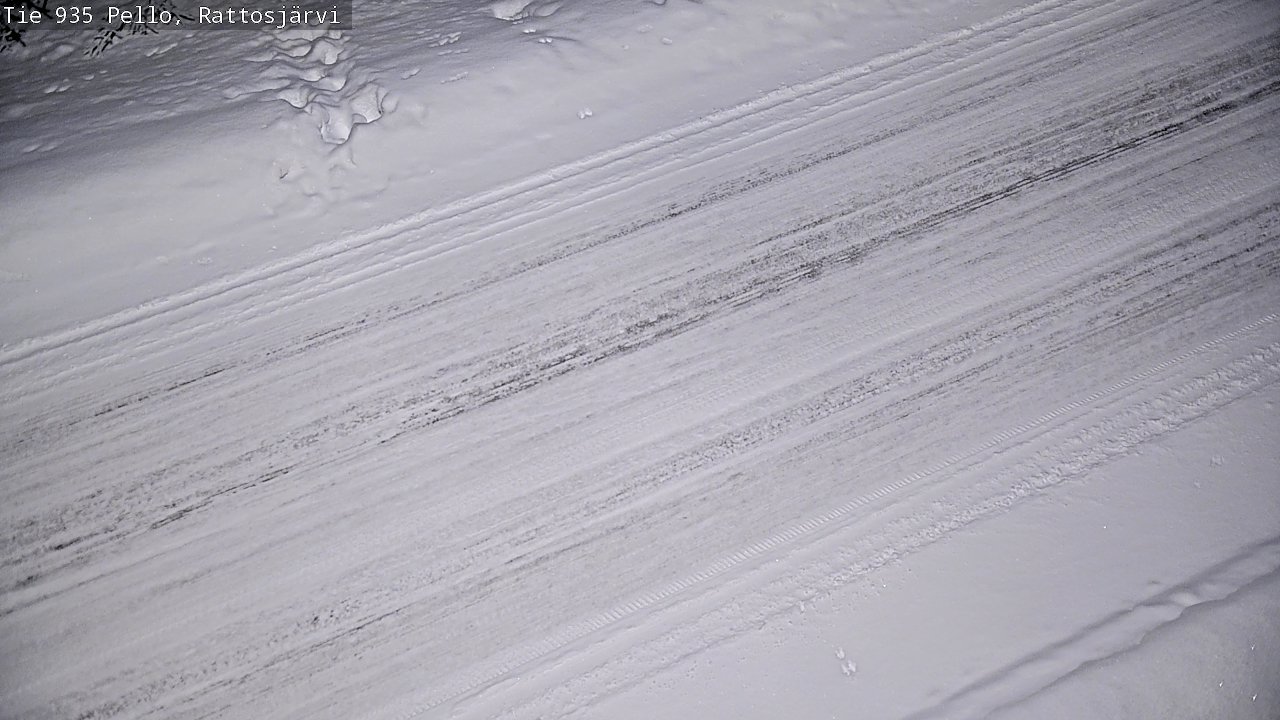 Kelikamerat Kuva Tie 935 Rattosjärvi, Pello, Lappi