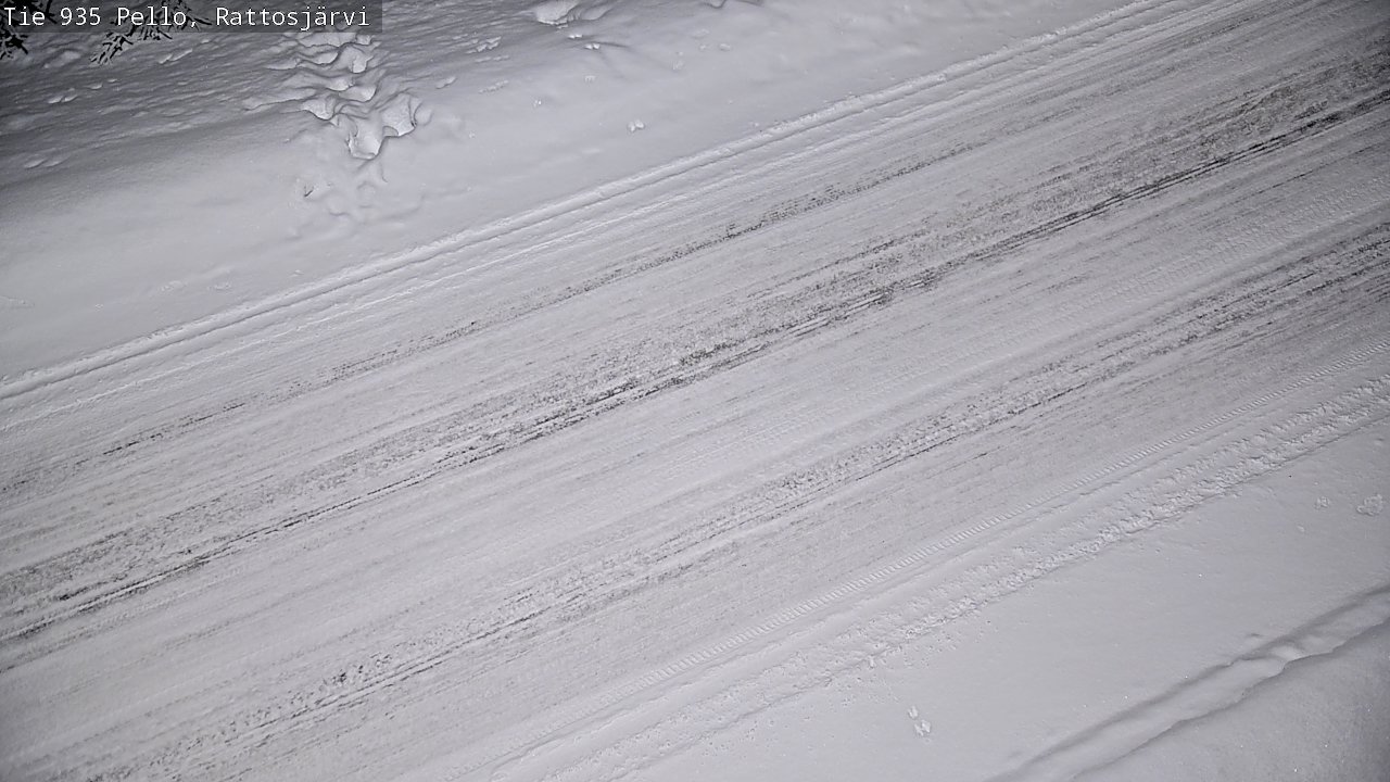 Kelikamerat Kuva Tie 935 Rattosjärvi, Pello, Lappi