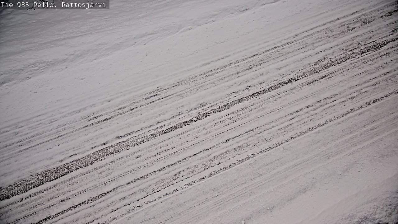 Weather Camera Image Road 935 Rattosjärvi, Pello, Lappi