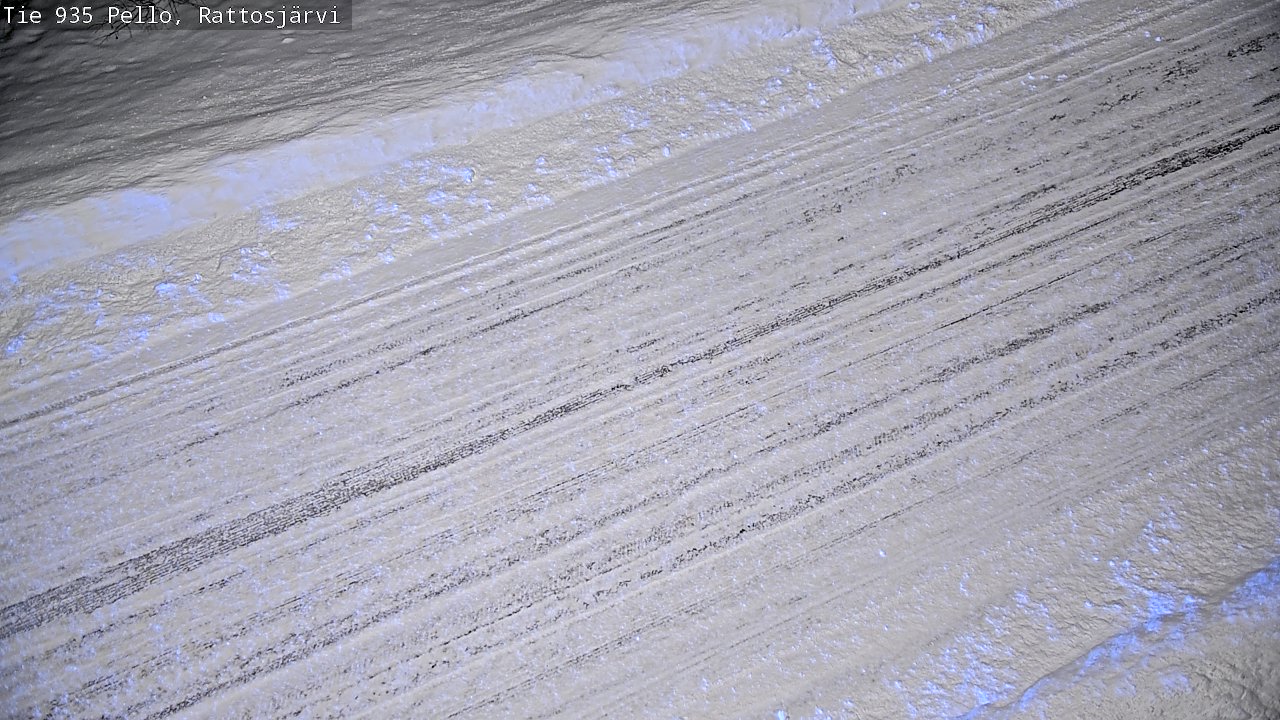 Weather Camera Image Road 935 Rattosjärvi, Pello, Lappi