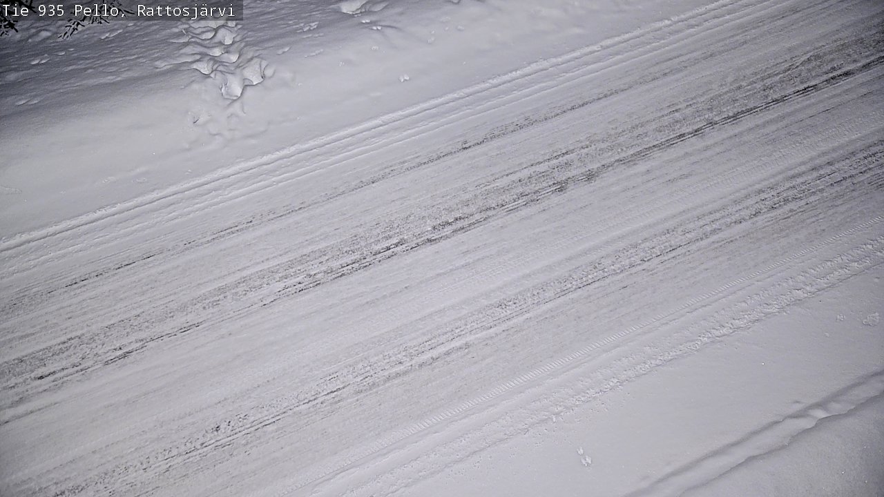 Kelikamerat Kuva Tie 935 Rattosjärvi, Pello, Lappi