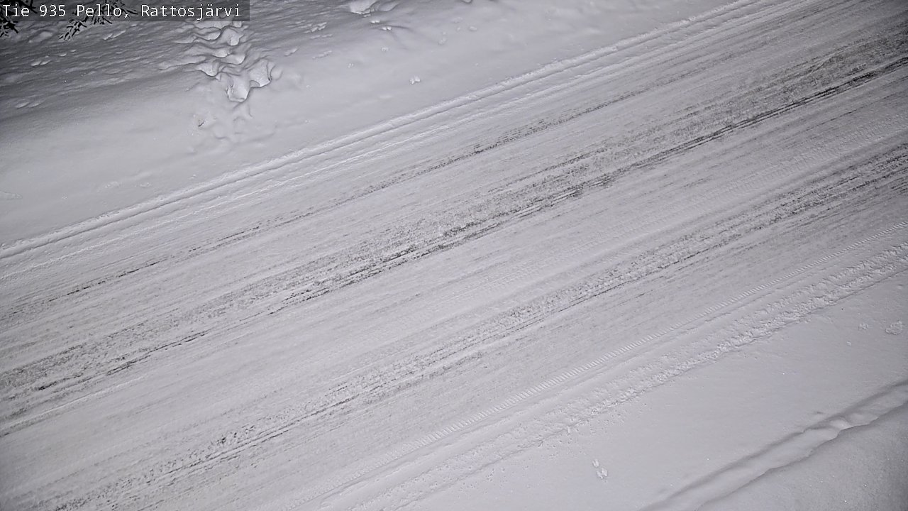 Kelikamerat Kuva Tie 935 Rattosjärvi, Pello, Lappi
