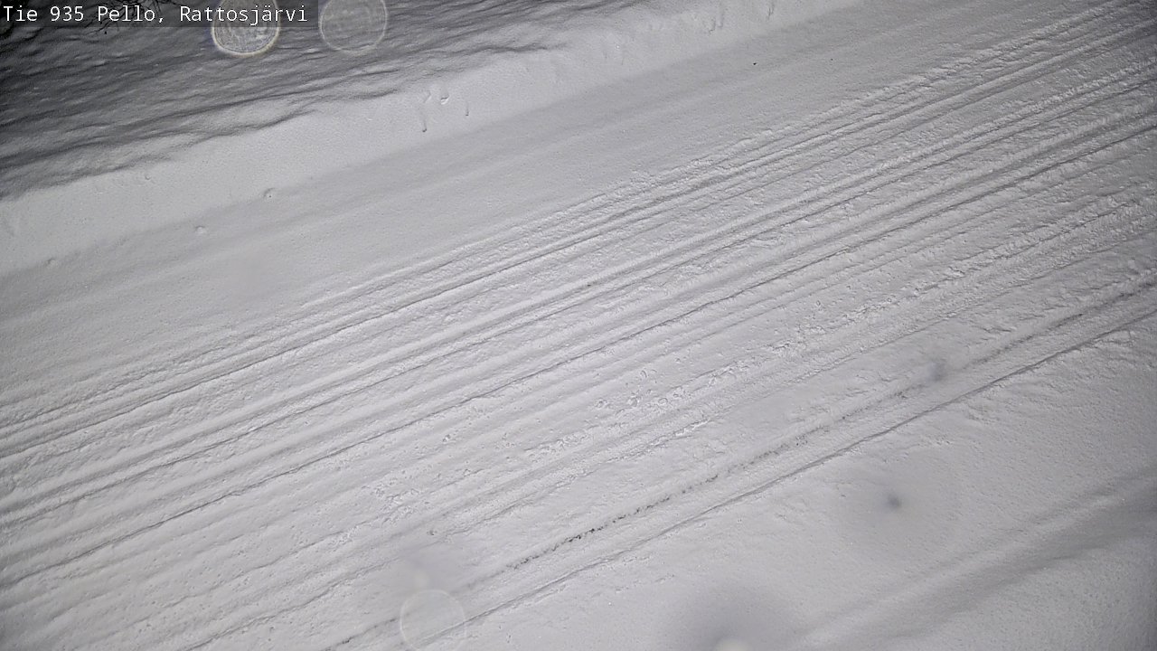 Weather Camera Image Road 935 Rattosjärvi, Pello, Lappi