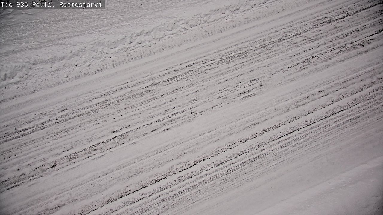 Kelikamerat Kuva Tie 935 Rattosjärvi, Pello, Lappi