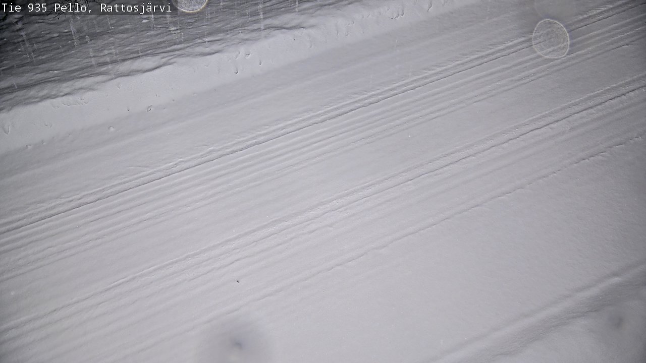 Weather Camera Image Road 935 Rattosjärvi, Pello, Lappi