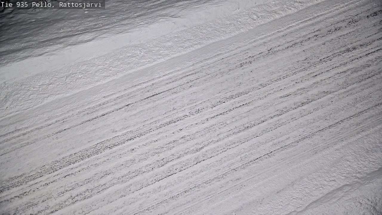 Weather Camera Image Road 935 Rattosjärvi, Pello, Lappi