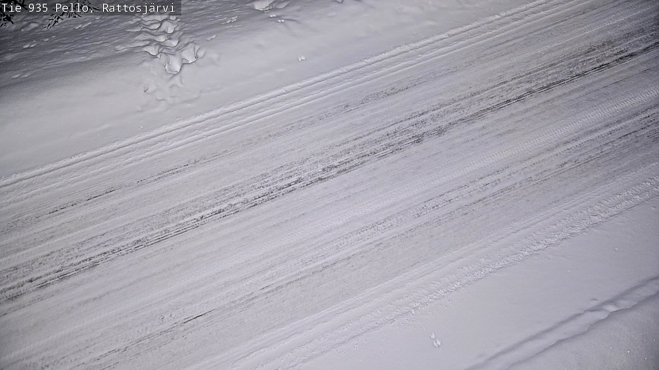 Kelikamerat Kuva Tie 935 Rattosjärvi, Pello, Lappi