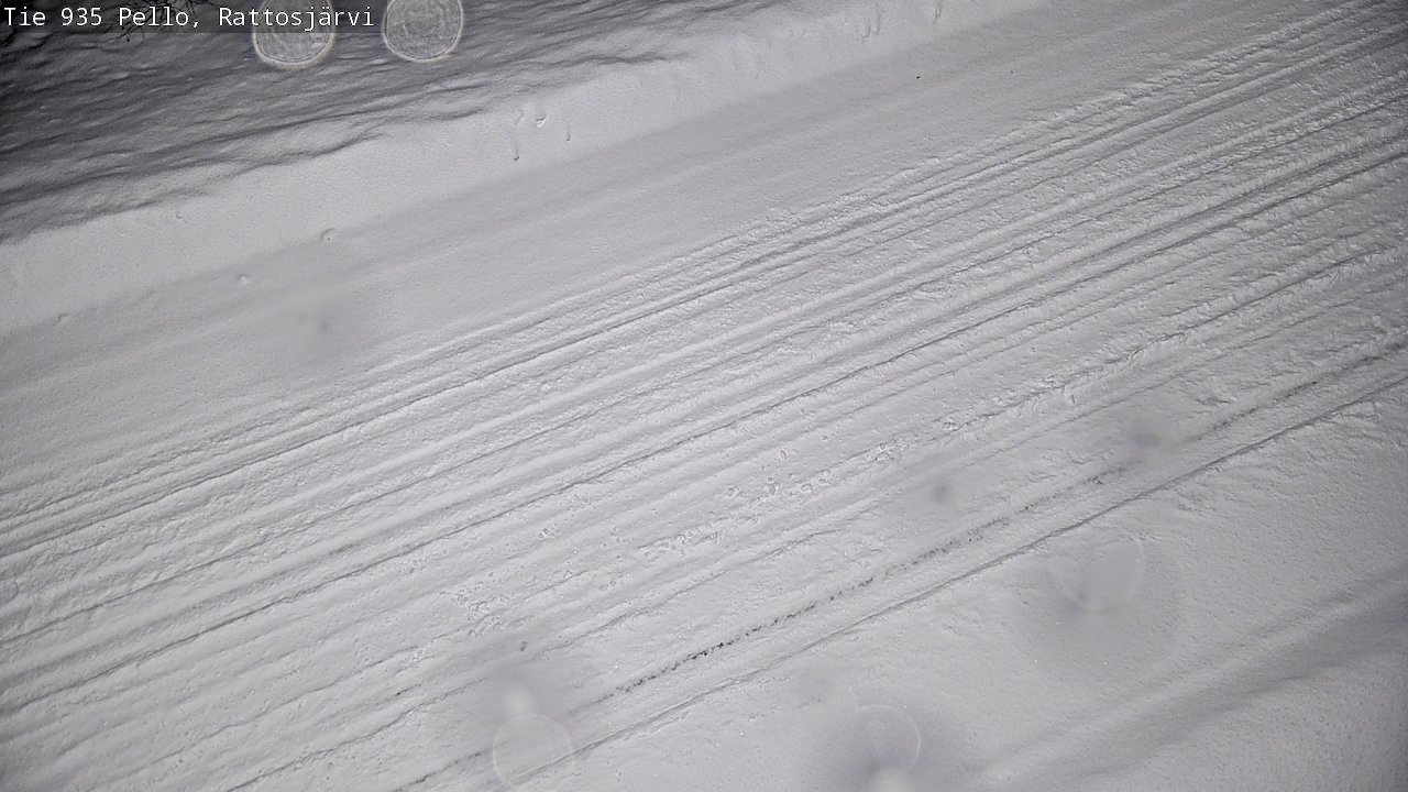 Weather Camera Image Road 935 Rattosjärvi, Pello, Lappi