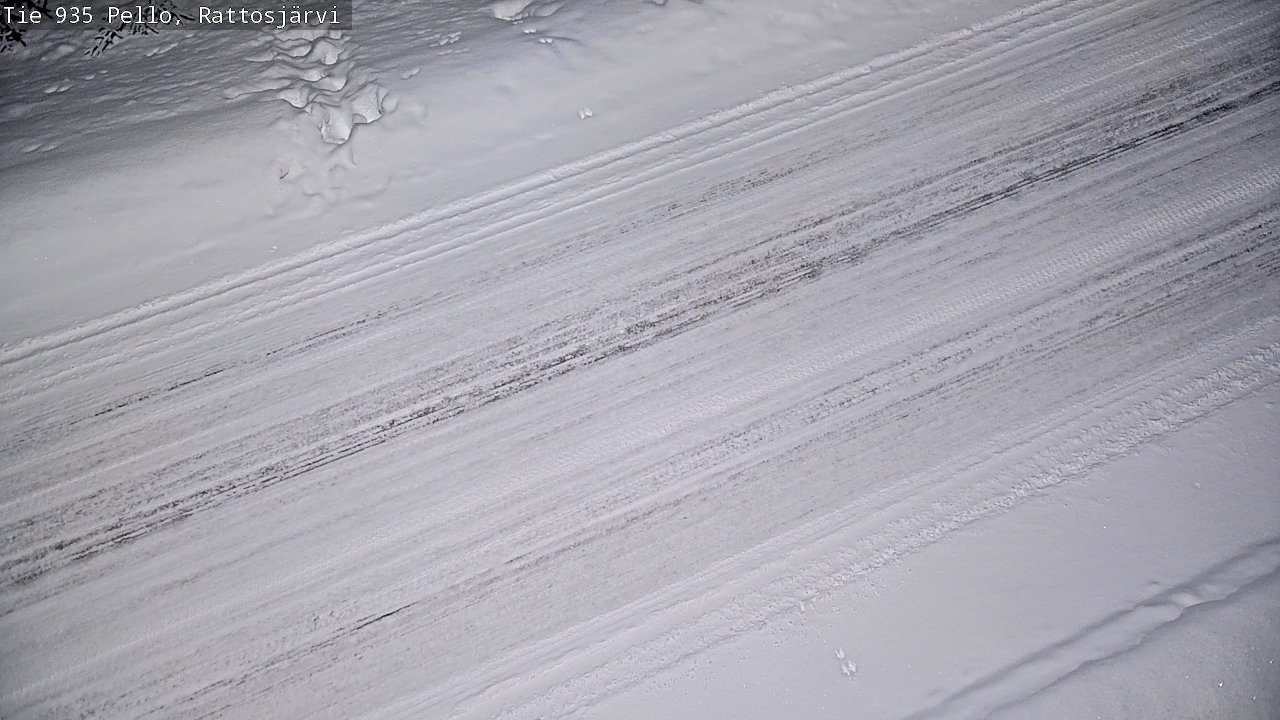 Kelikamerat Kuva Tie 935 Rattosjärvi, Pello, Lappi