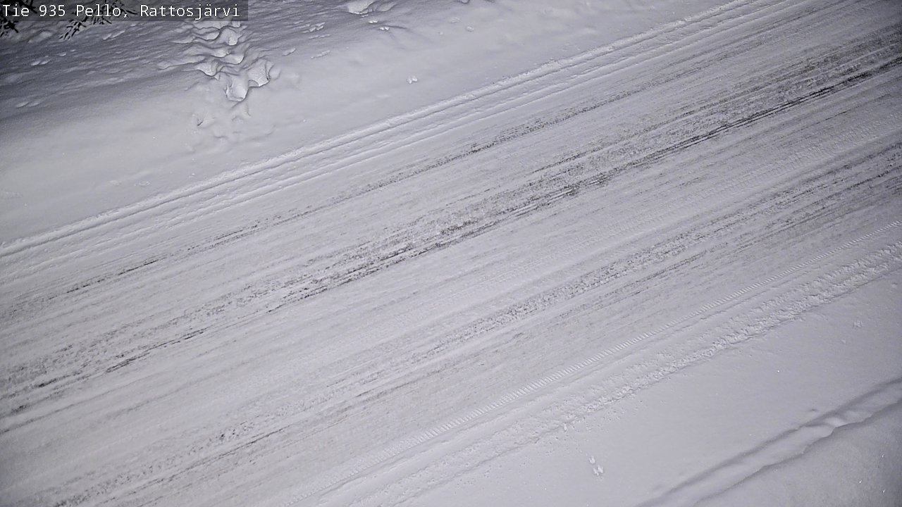 Kelikamerat Kuva Tie 935 Rattosjärvi, Pello, Lappi