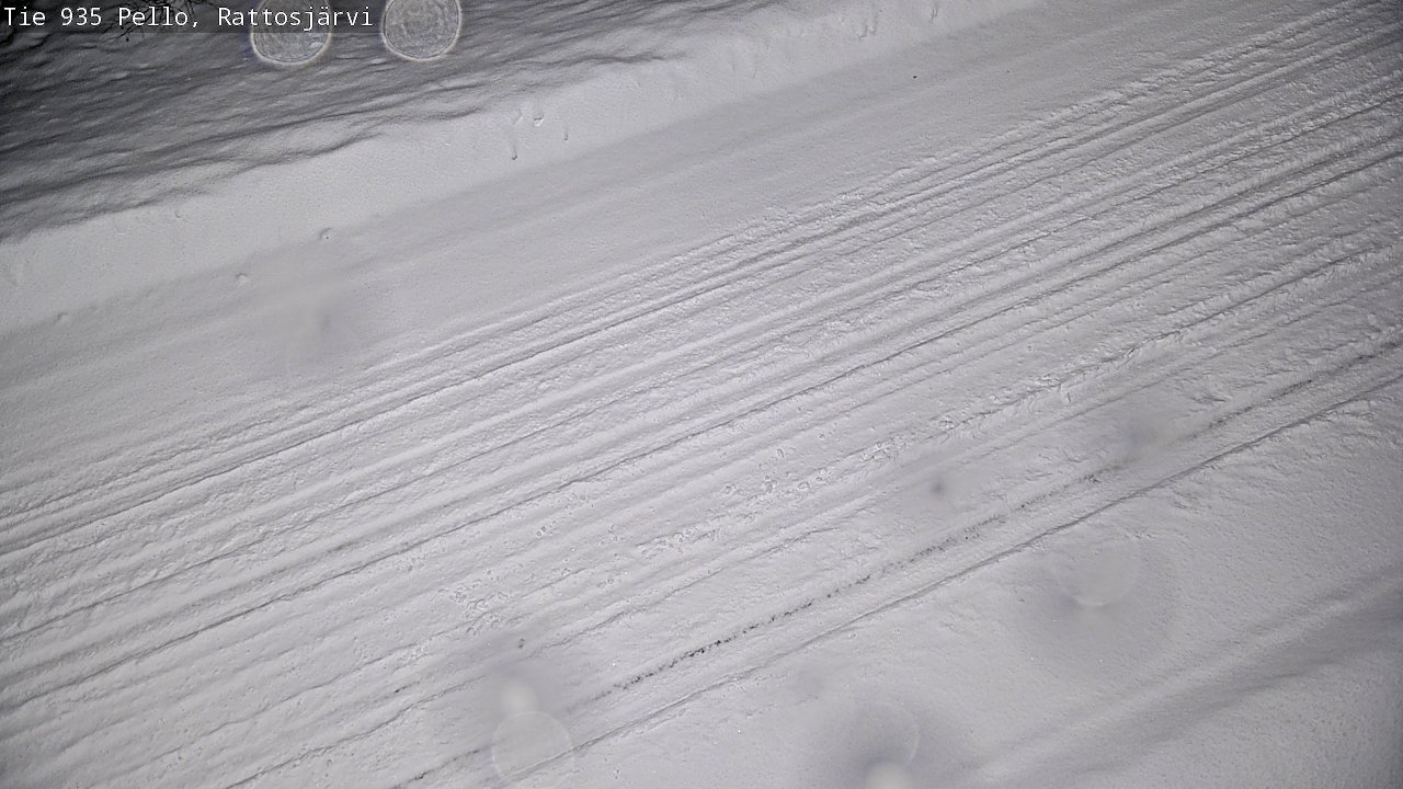 Weather Camera Image Road 935 Rattosjärvi, Pello, Lappi