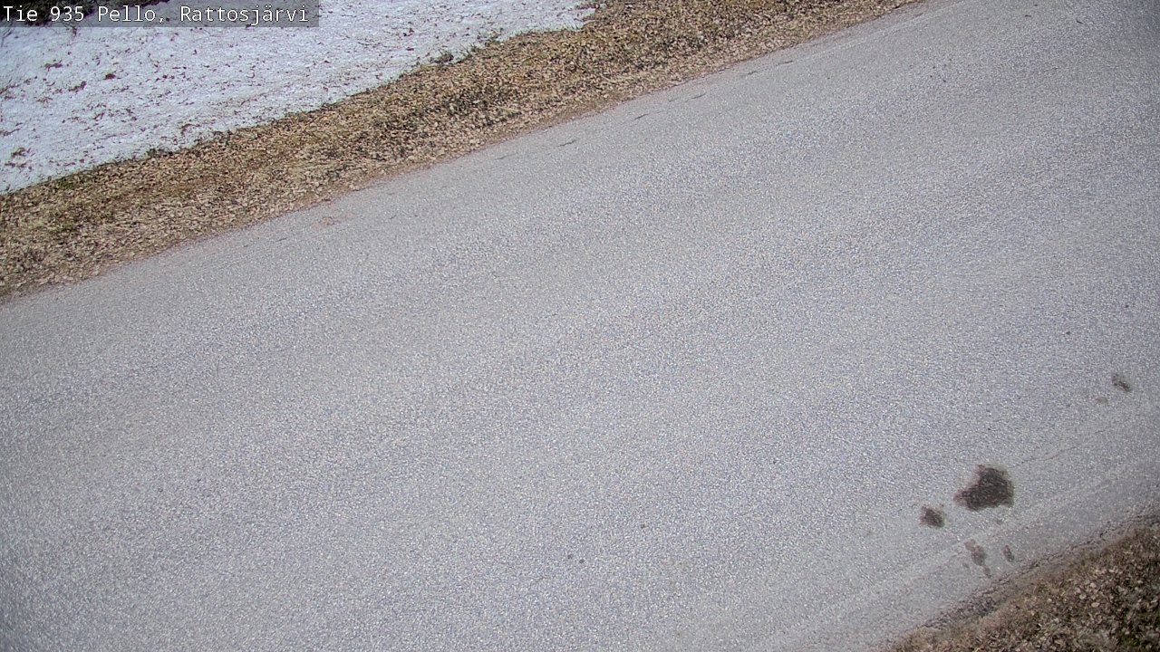 Weather Camera Image Road 935 Rattosjärvi, Pello, Lappi