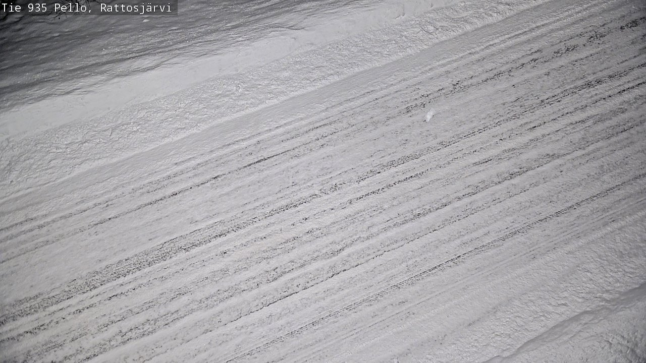 Weather Camera Image Road 935 Rattosjärvi, Pello, Lappi