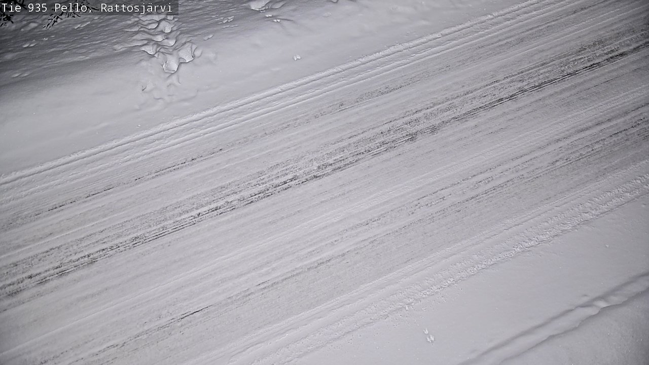Kelikamerat Kuva Tie 935 Rattosjärvi, Pello, Lappi