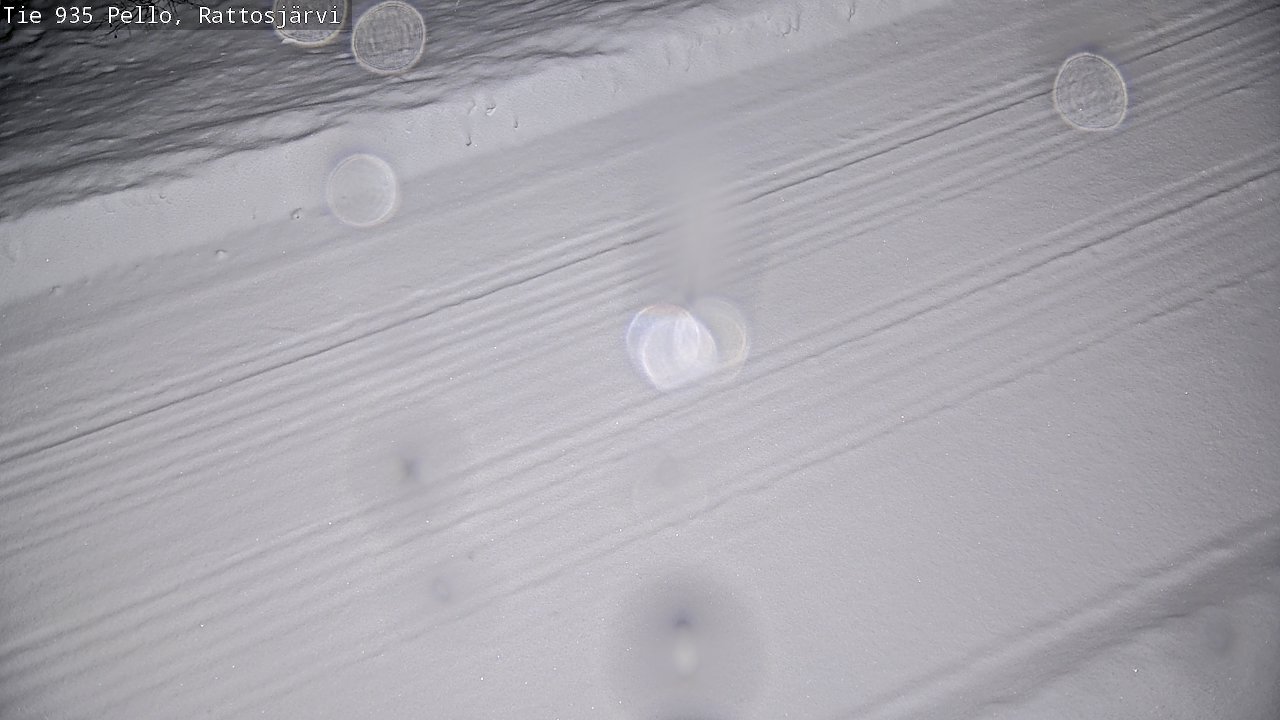 Weather Camera Image Road 935 Rattosjärvi, Pello, Lappi