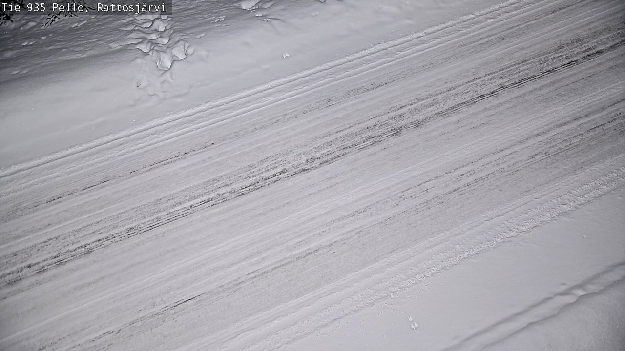 Kelikamerat Kuva Tie 935 Rattosjärvi, Pello, Lappi