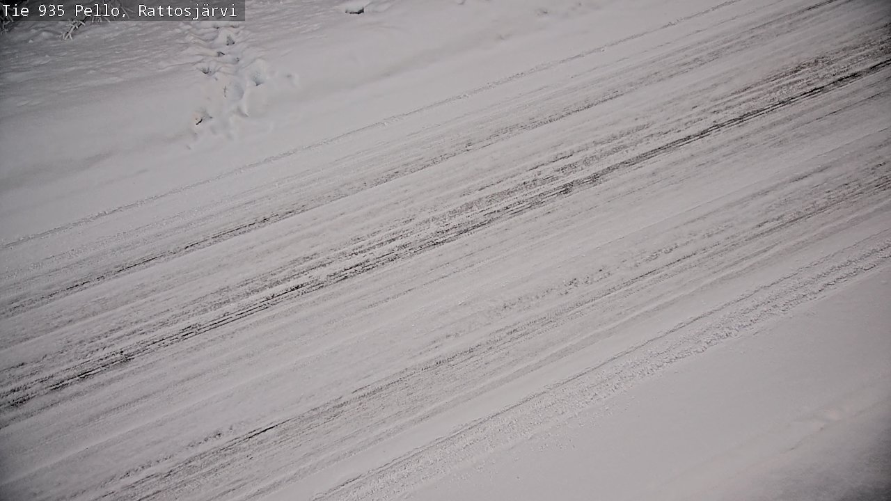 Kelikamerat Kuva Tie 935 Rattosjärvi, Pello, Lappi