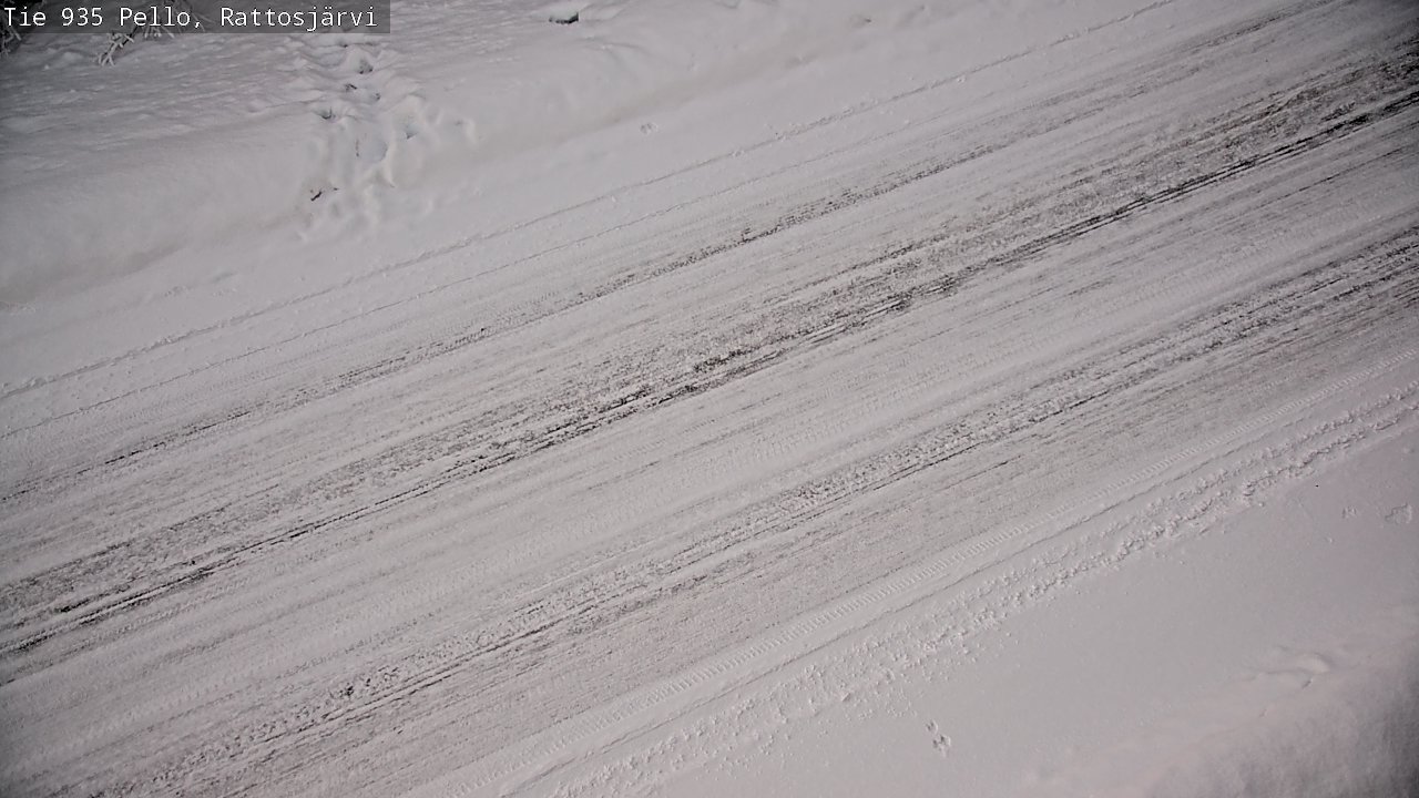 Kelikamerat Kuva Tie 935 Rattosjärvi, Pello, Lappi