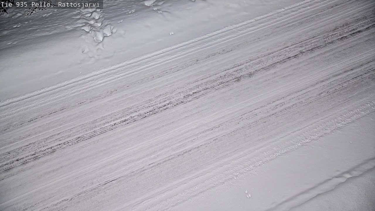 Kelikamerat Kuva Tie 935 Rattosjärvi, Pello, Lappi