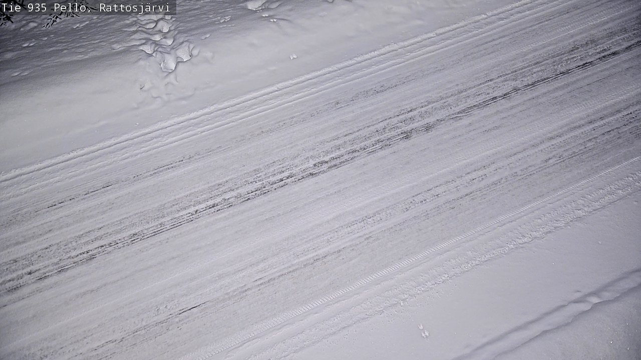 Kelikamerat Kuva Tie 935 Rattosjärvi, Pello, Lappi
