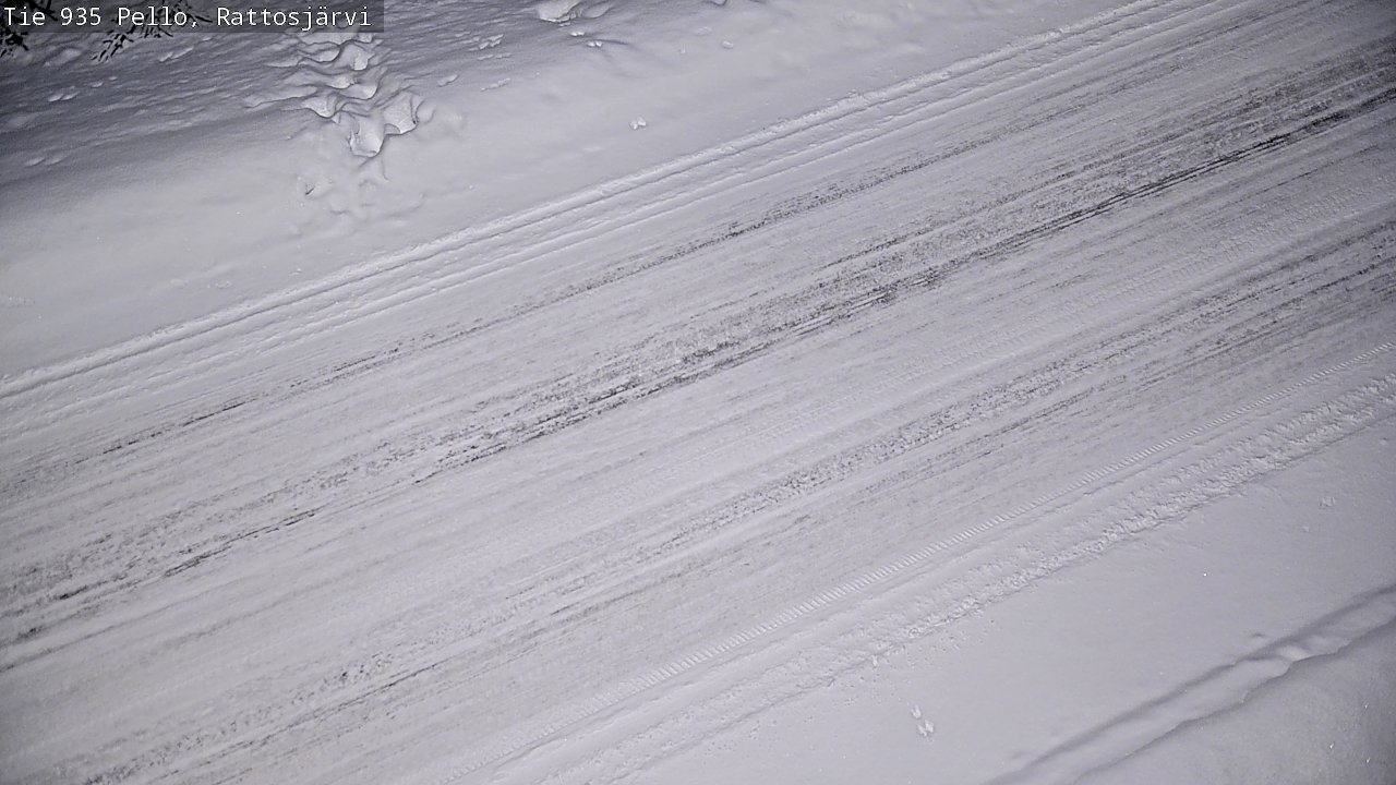 Kelikamerat Kuva Tie 935 Rattosjärvi, Pello, Lappi