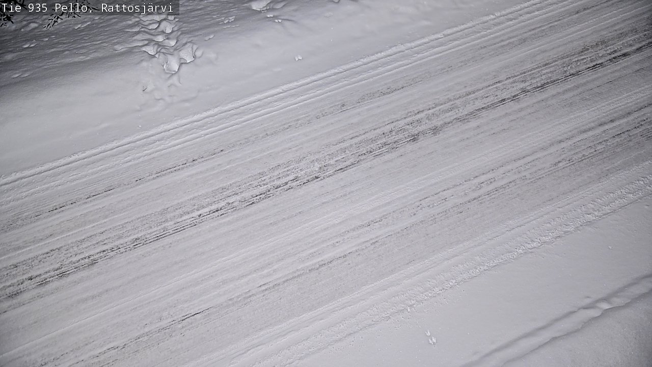 Kelikamerat Kuva Tie 935 Rattosjärvi, Pello, Lappi