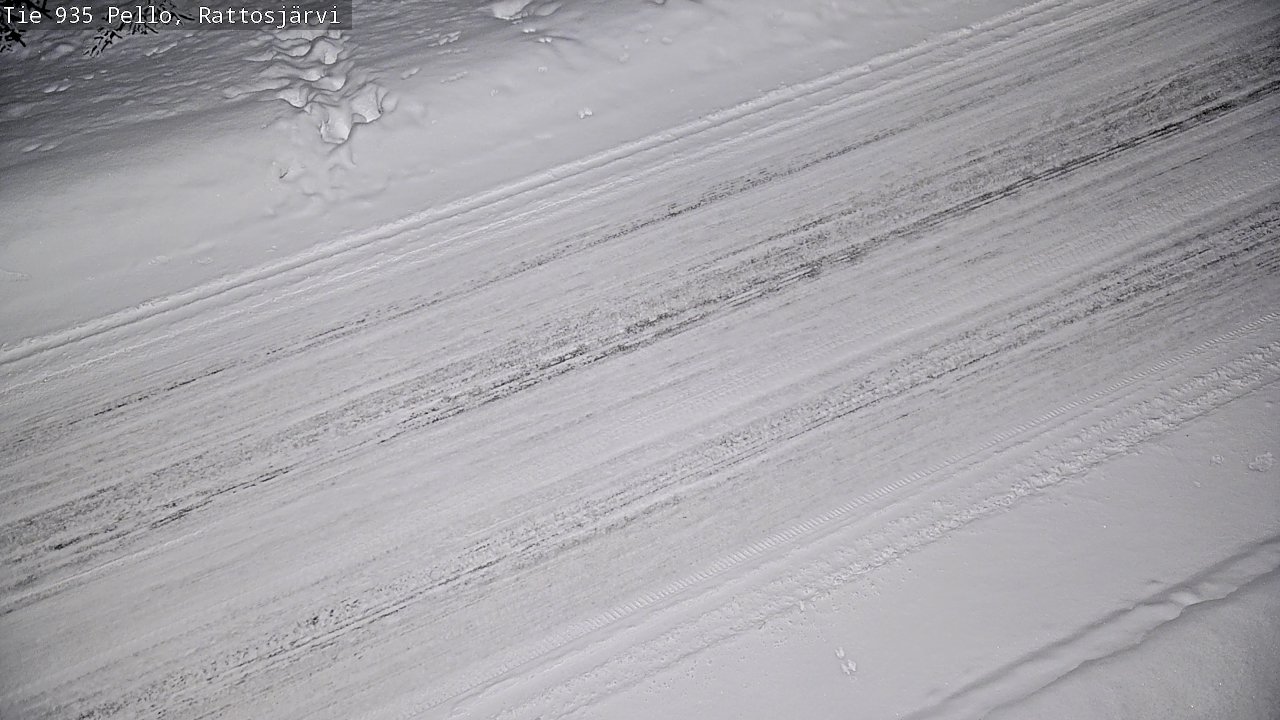 Kelikamerat Kuva Tie 935 Rattosjärvi, Pello, Lappi