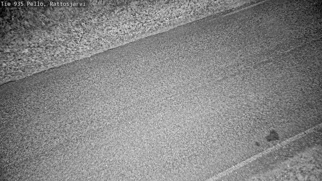 Weather Camera Image Road 935 Rattosjärvi, Pello, Lappi