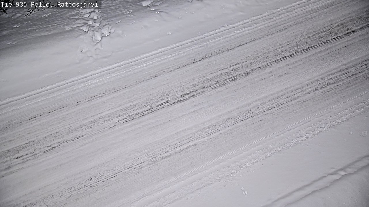 Kelikamerat Kuva Tie 935 Rattosjärvi, Pello, Lappi