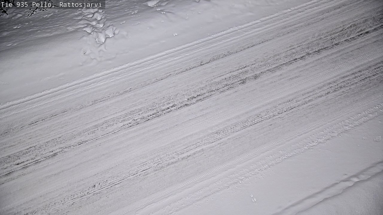 Kelikamerat Kuva Tie 935 Rattosjärvi, Pello, Lappi