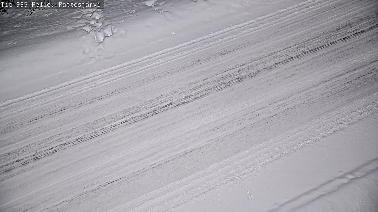 Kelikamerat Kuva Tie 935 Rattosjärvi, Pello, Lappi