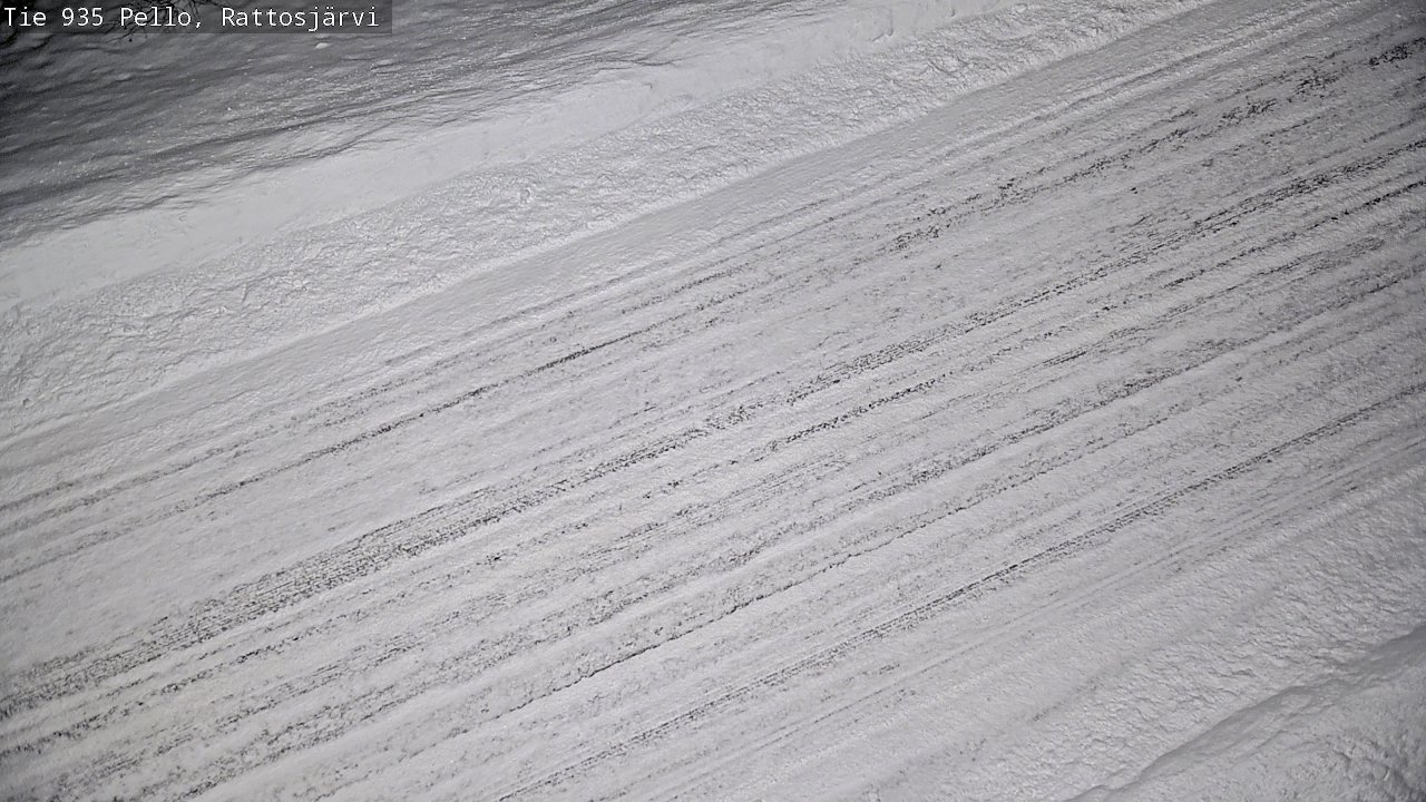 Weather Camera Image Road 935 Rattosjärvi, Pello, Lappi