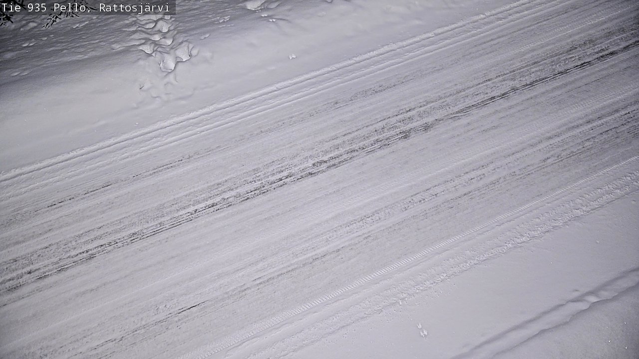 Kelikamerat Kuva Tie 935 Rattosjärvi, Pello, Lappi