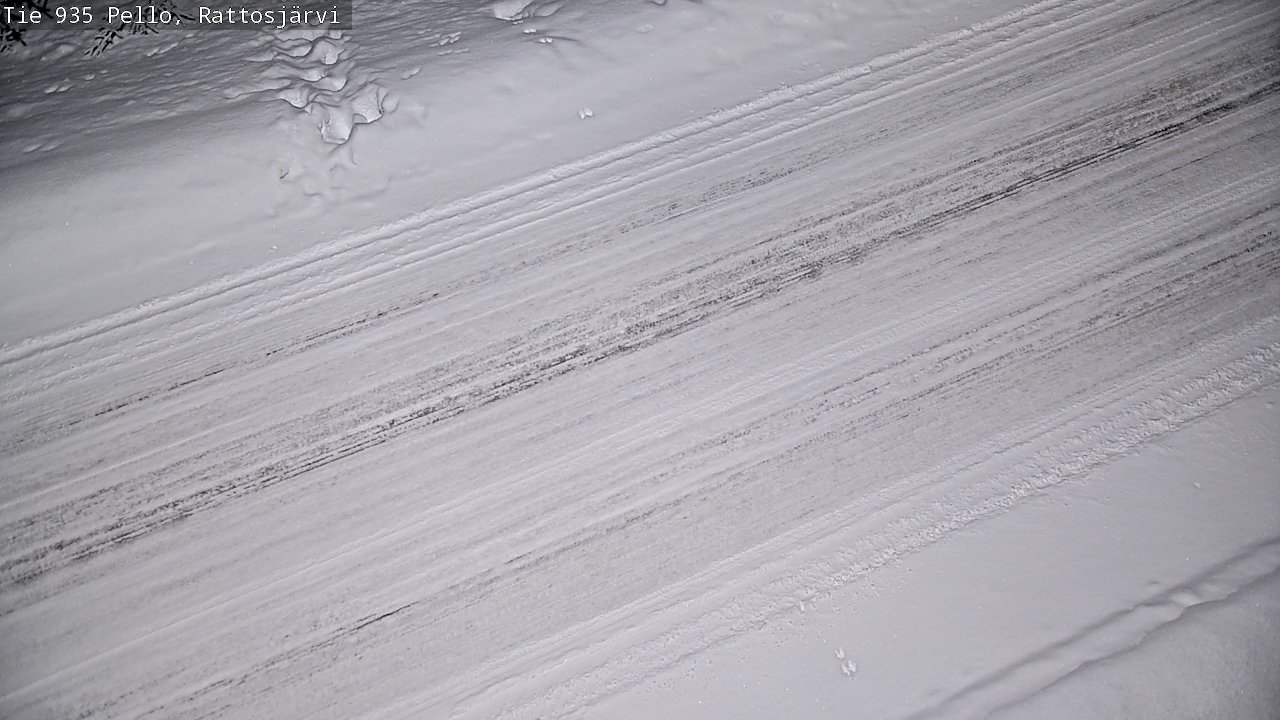 Kelikamerat Kuva Tie 935 Rattosjärvi, Pello, Lappi