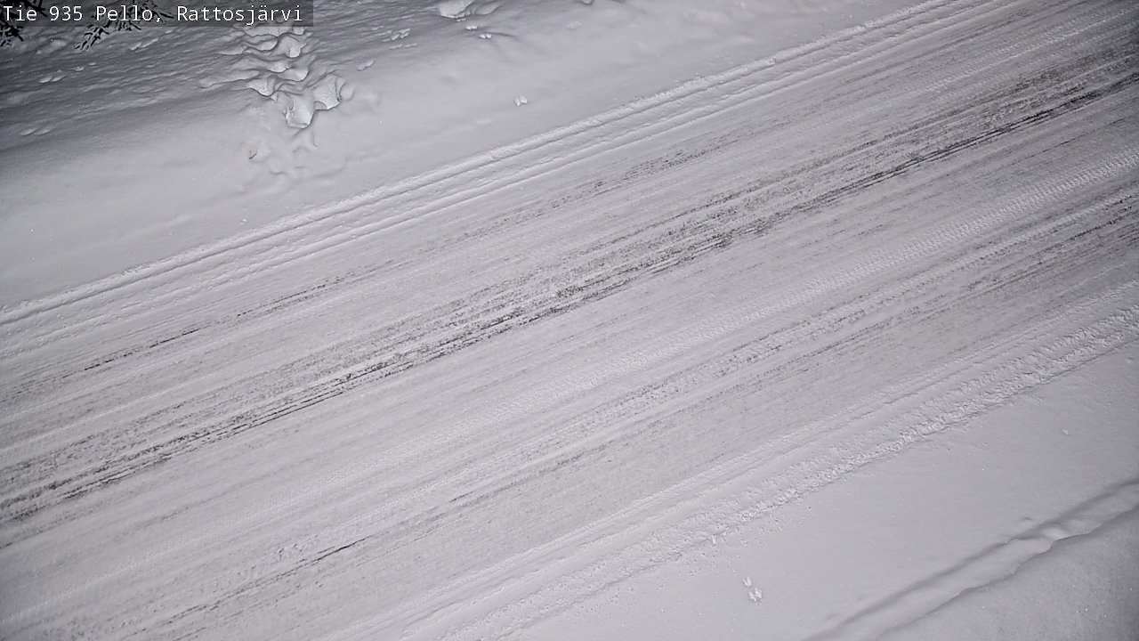 Kelikamerat Kuva Tie 935 Rattosjärvi, Pello, Lappi